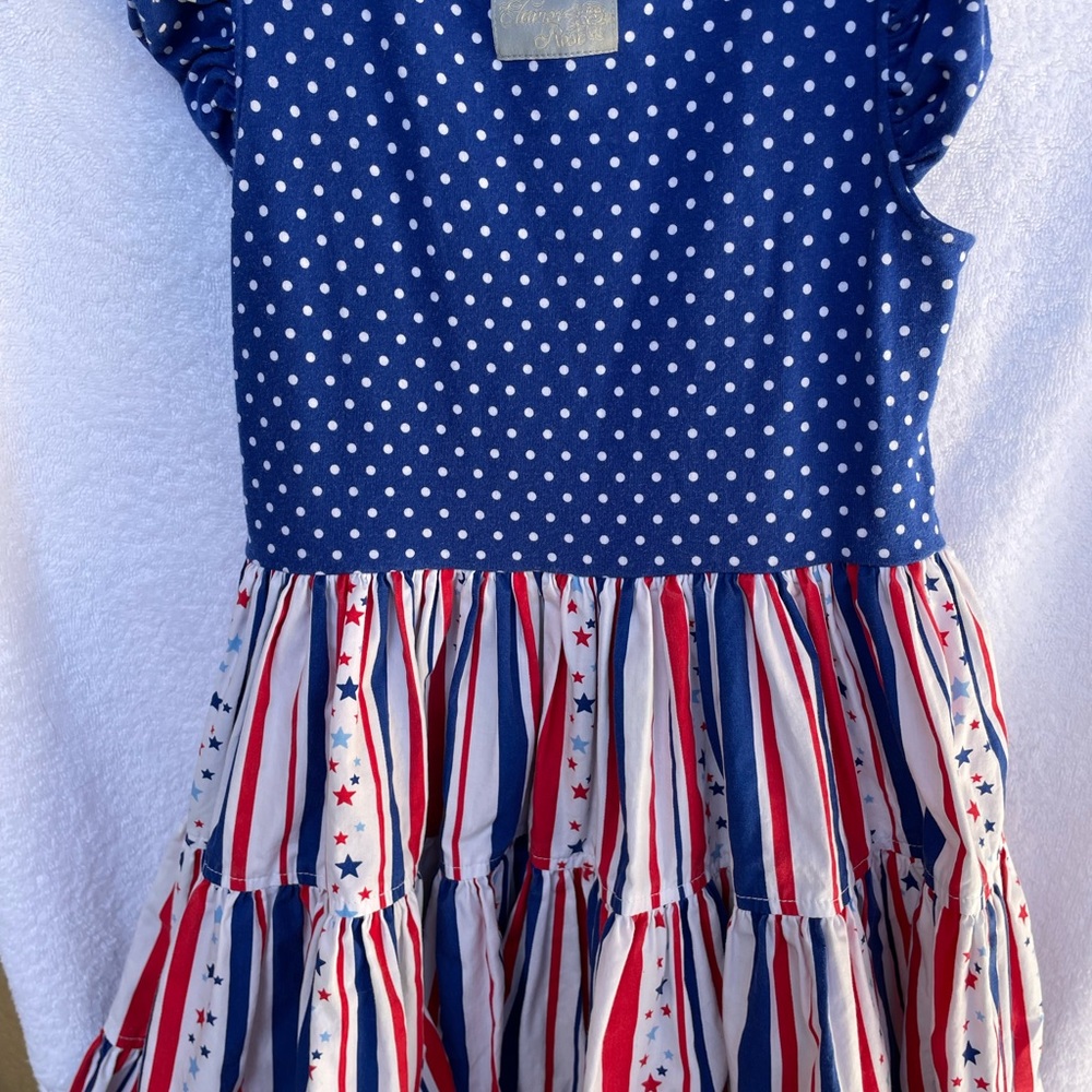 Eleanor Rose red, white, and blue patriot dress
